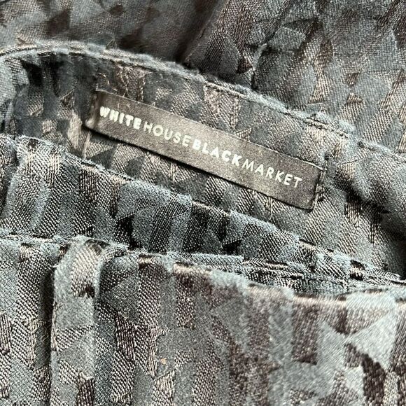 WHBM Slim Ankle Jacquard Pants Sz 2 - Picture 7 of 9